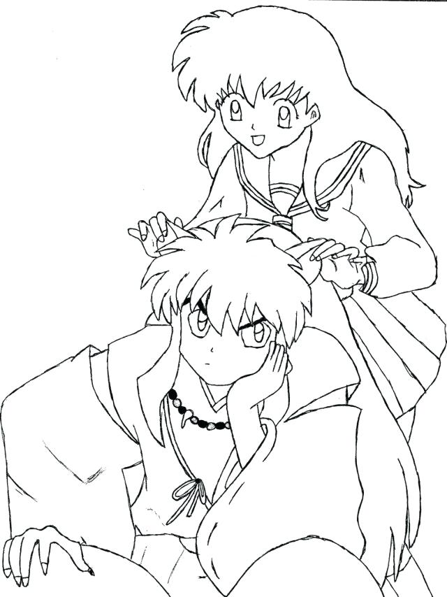 640x854 Inuyasha Coloring Pages Amazing Coloring Pages Print Top Rated