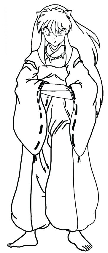364x850 Inuyasha Coloring Pages Coloring Pages Printable Photo Inuyasha