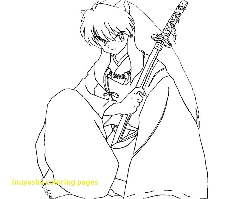 800x667 Inuyasha Coloring Pages With Inuyasha Coloring Pages Printable