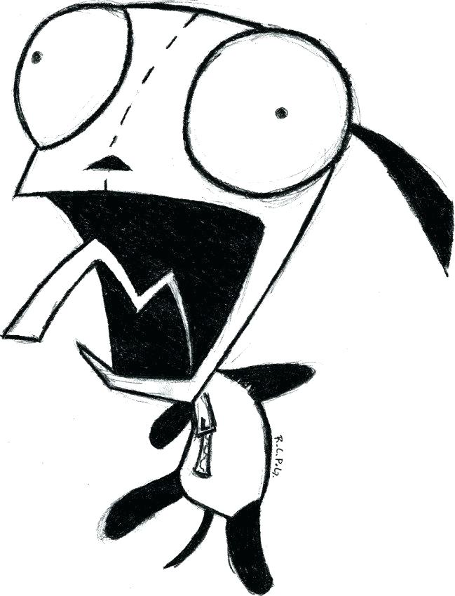 649x850 Invader Zim Coloring Pages Coloring Pages Coloring Pages Invader
