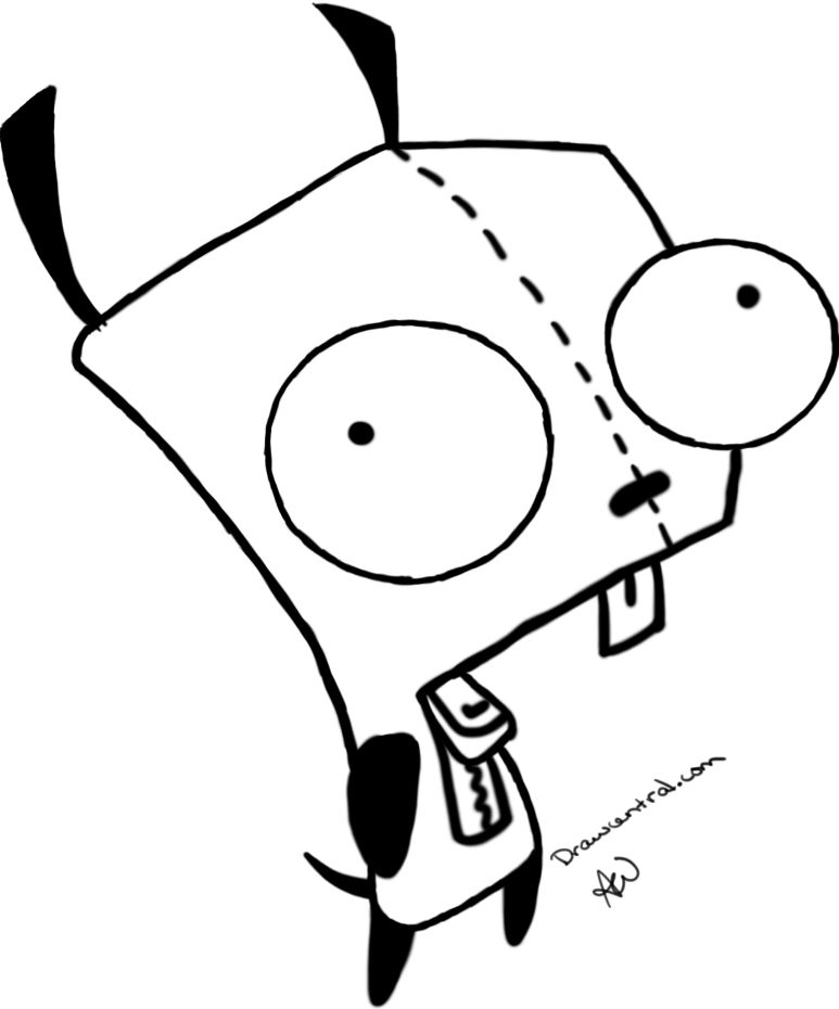 773x930 Invader Zim Gir Coloring Pages