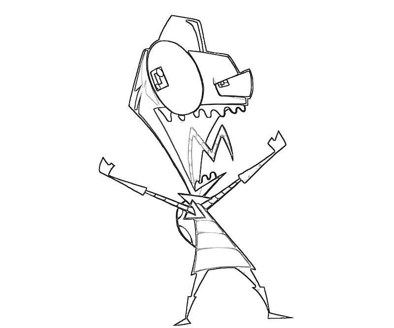 800x667 Invader Zim Horay Surfing