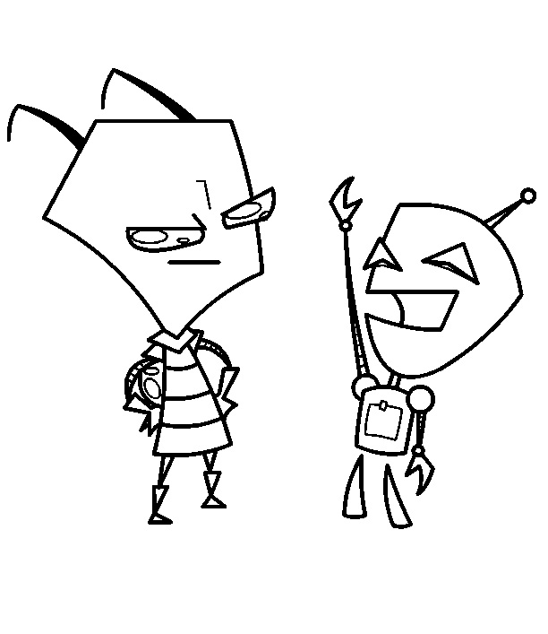 Invader Zim Coloring Pages at GetDrawings | Free download