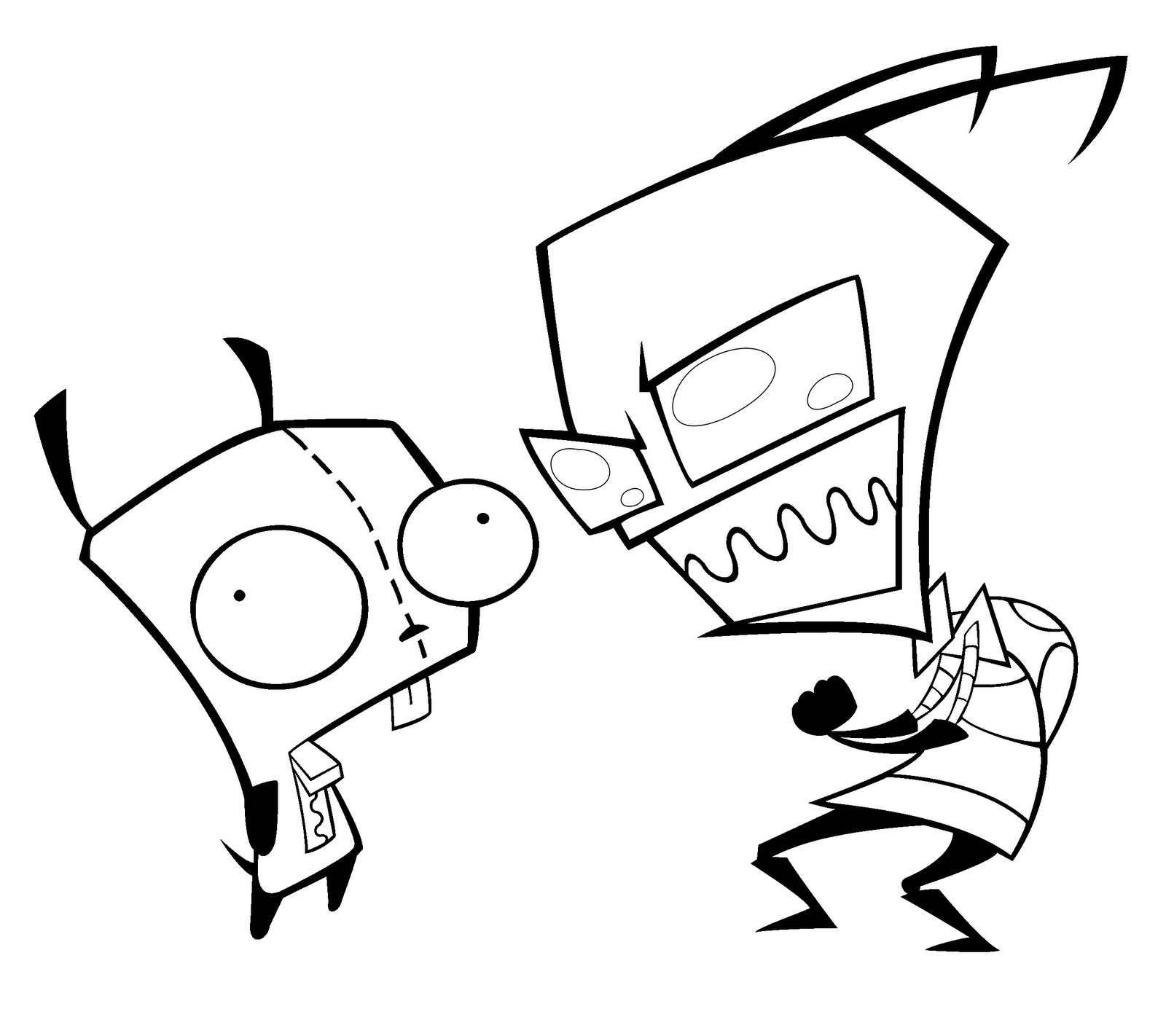 Invader Zim Coloring Pages at GetDrawings | Free download
