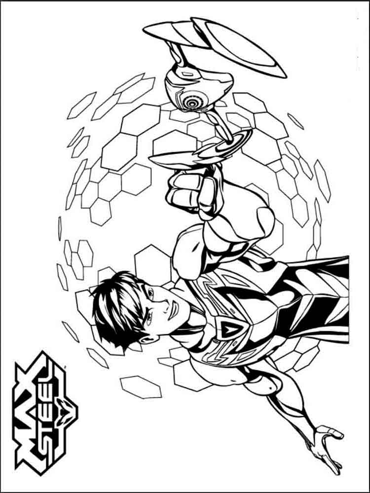 750x1000 Max Steel Coloring Pages Download And Print Max Steel Coloring Pages