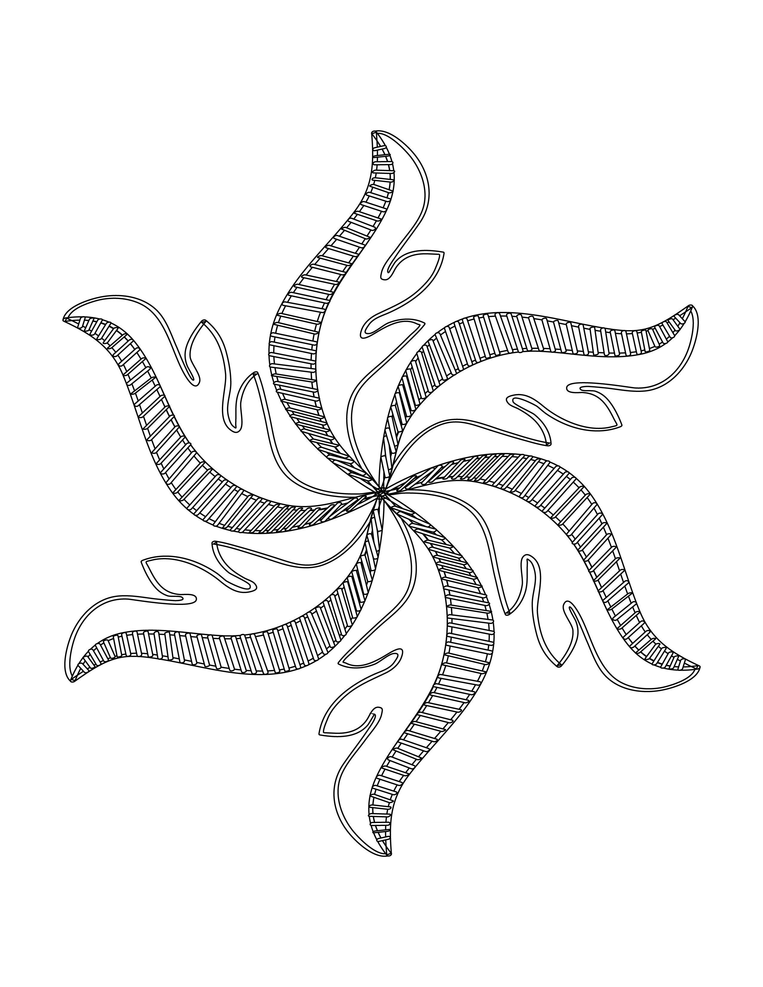 2554x3304 Wind Vane Mandala Free Coloring Pages Printable Mandalas