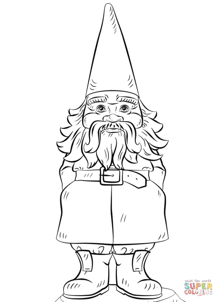 748x1030 Coloring Pages Online Ipad Garden Gnome Coloring Page Free