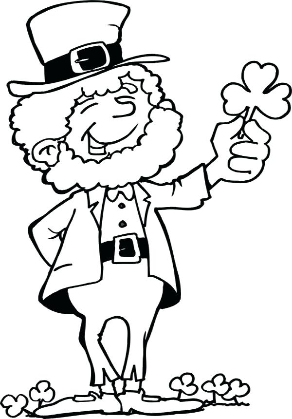 600x860 Ireland Coloring Pages Lucky Leprechaun Coloring Pages Free