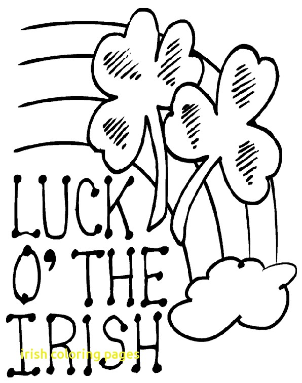 596x756 Irish Coloring Pages