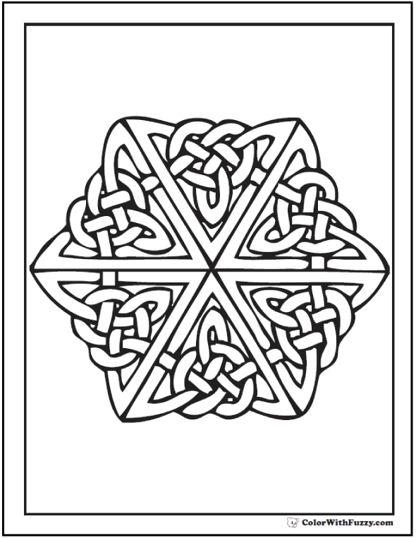 590x762 Geometric Coloring Pages To Print And Customize