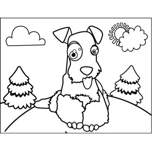 300x300 Irish Setter Coloring Page