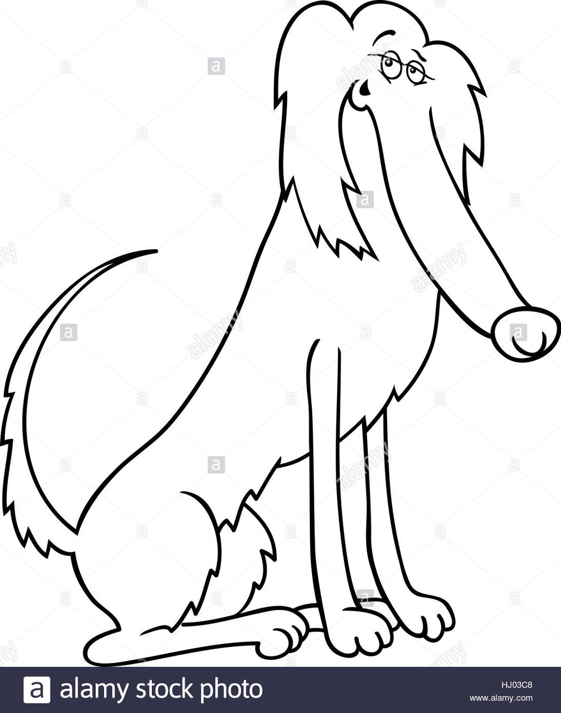 1094x1390 Cartoon Illustration Of Funny Purebred Irish Setter Dog