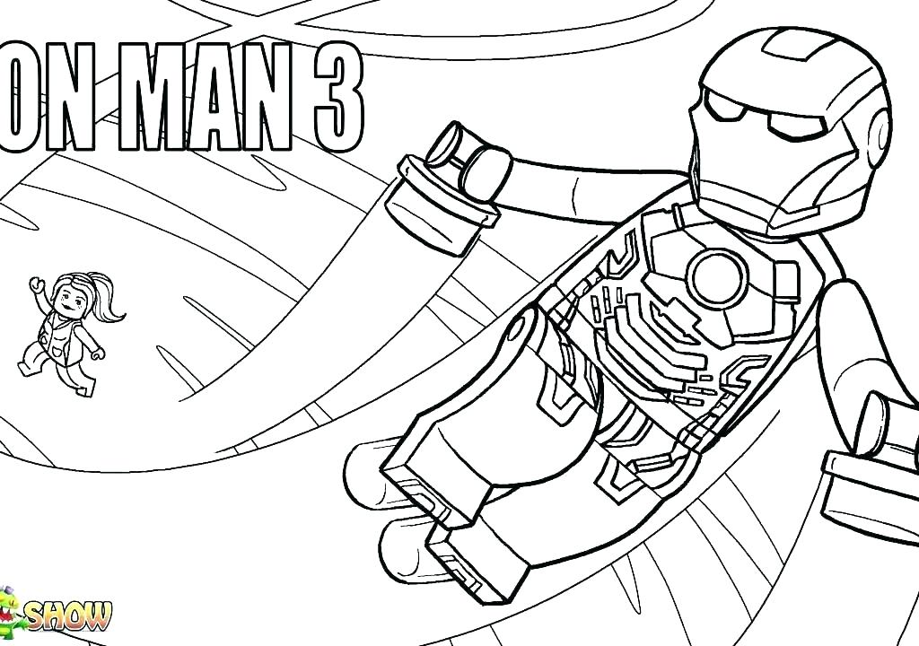 1024x720 Ironman Coloring Page Printable Coloring Pages Iron Man Easy Page
