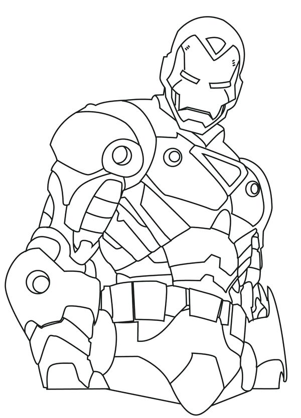 600x835 Iron Man Cartoon Coloring Pages How To Draw Iron Man Coloring Page