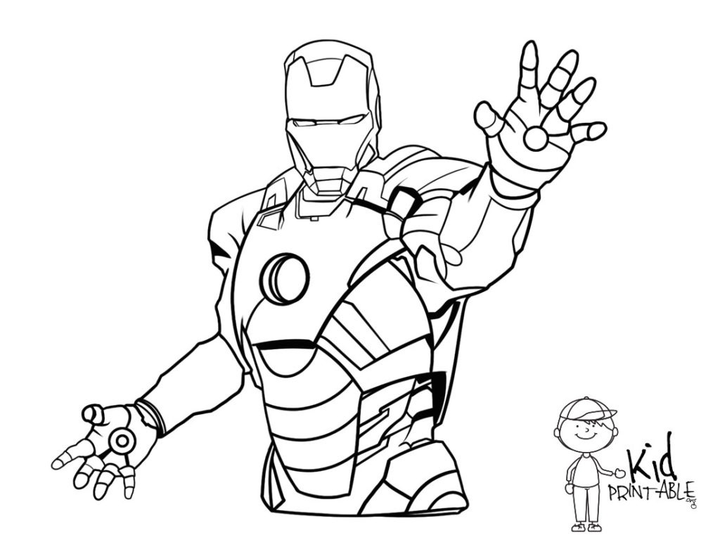 1024x791 Ironman Coloring Pages Finest Iron Man Landscape