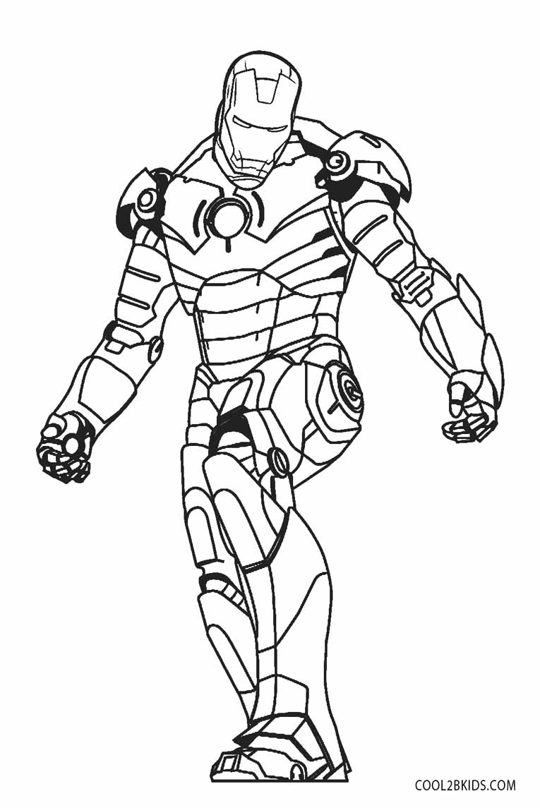 765x1145 Iron Man Coloring Pages Free Printable For Kids