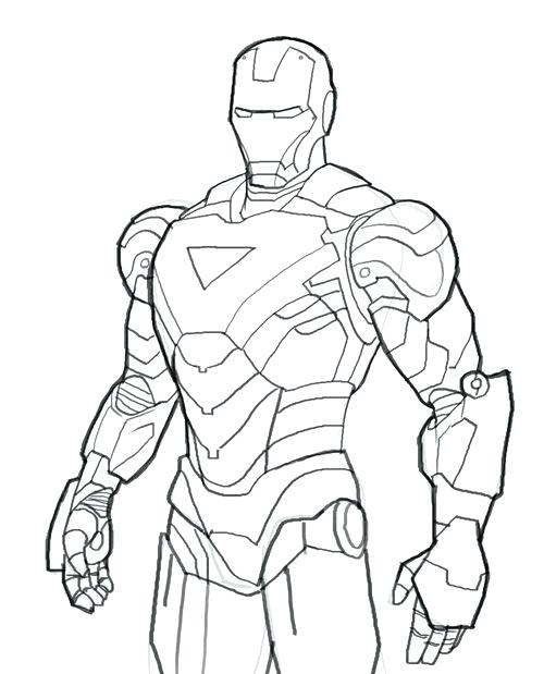 Iron Man Coloring Pages Free Printable at GetDrawings | Free download