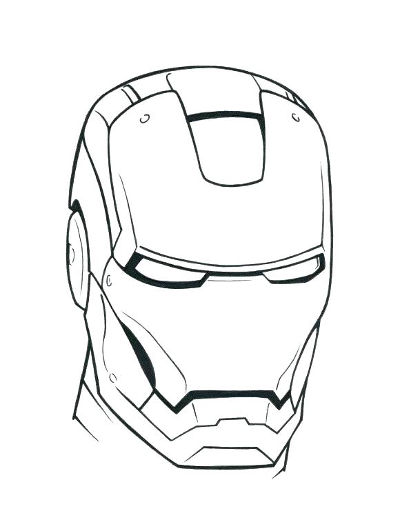 580x770 Iron Man Color Page Iron Man Face Coloring Pages Iron Man
