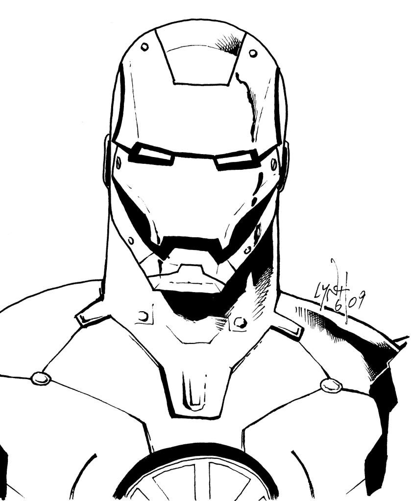 10 Iron Man Coloring Pages Face: Unleash Your Inner Superhero