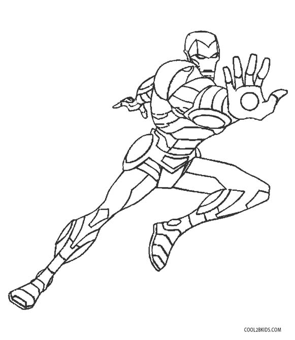 581x670 Free Printable Iron Man Coloring Pages For Kids