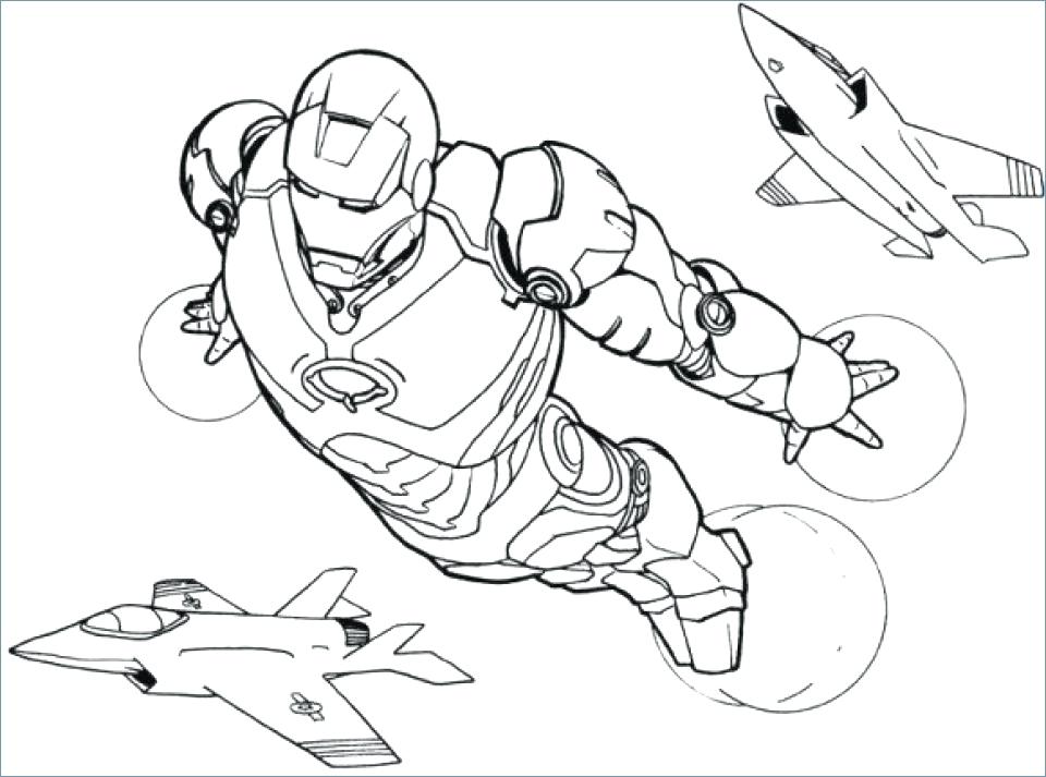 960x713 Iron Man Coloring Pages