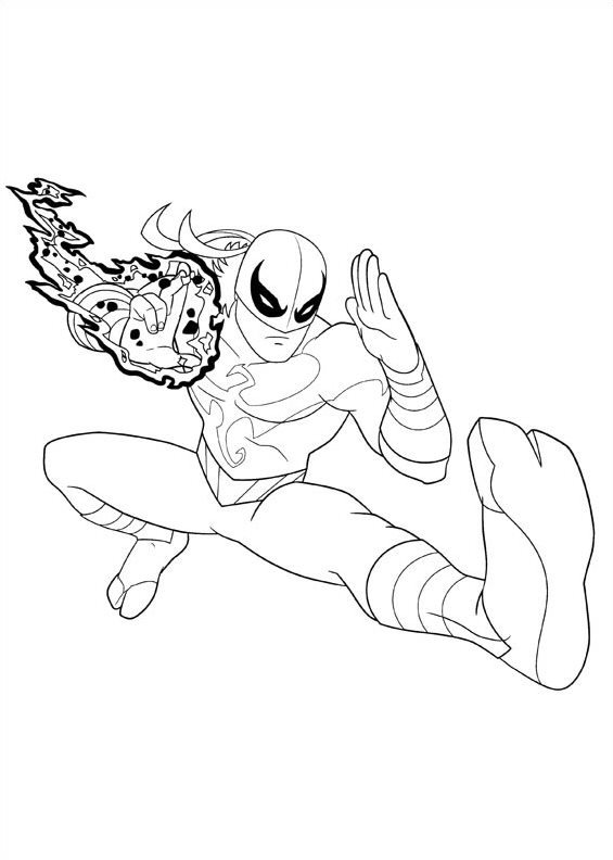 565x792 Kids N Coloring Pages Of Ultimate Spider Man