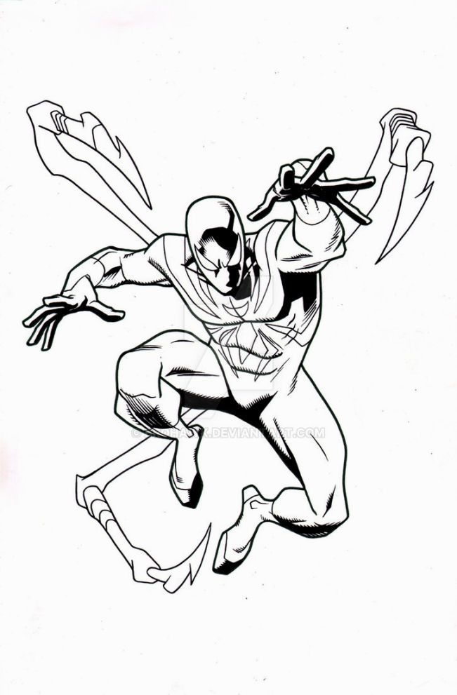 651x991 Iron Spider Coloring Pages Coloring Pages Spider