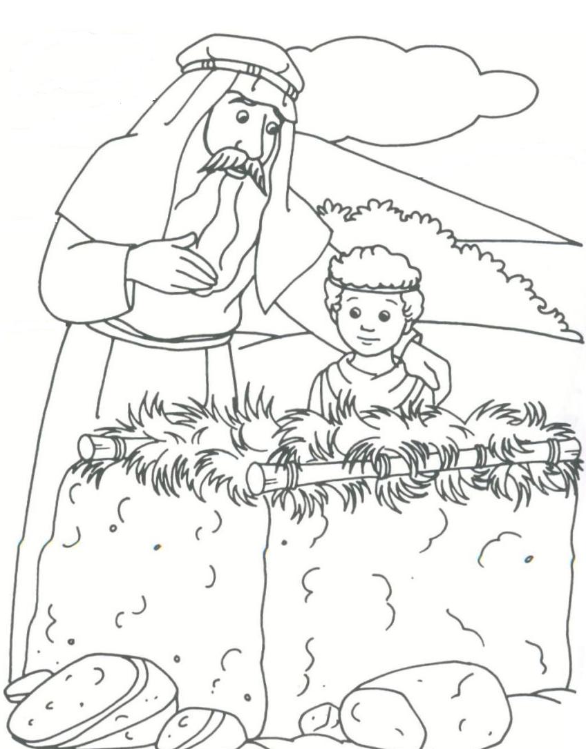 848x1085 Wonderful Abraham And Isaac Coloring Page Sheets On Images