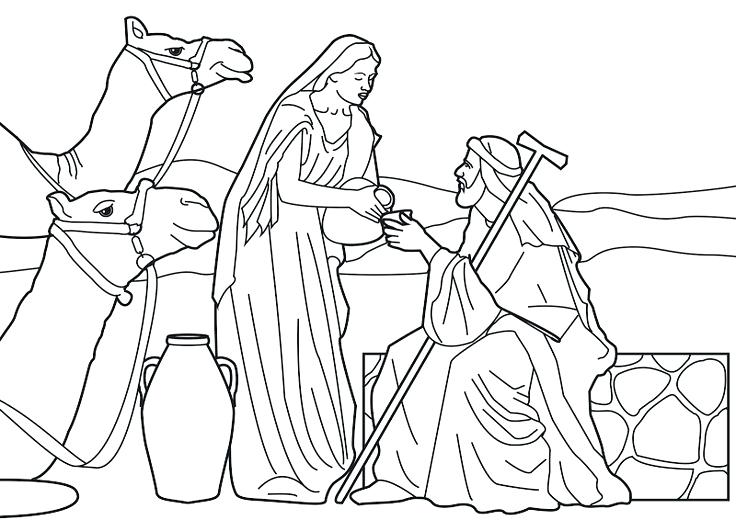 736x520 Abraham And Isaac Coloring Page Pages Baby Coloring Collection