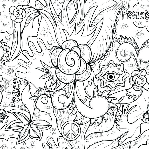 618x618 Geometric Pattern Coloring Pages Difficult Geometric Design