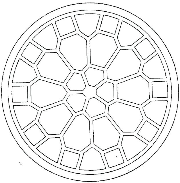 630x641 Geometric Patterns Coloring Pages Difficult Geometric Design