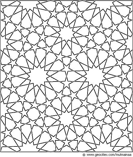 442x520 Geometric Star Pattern