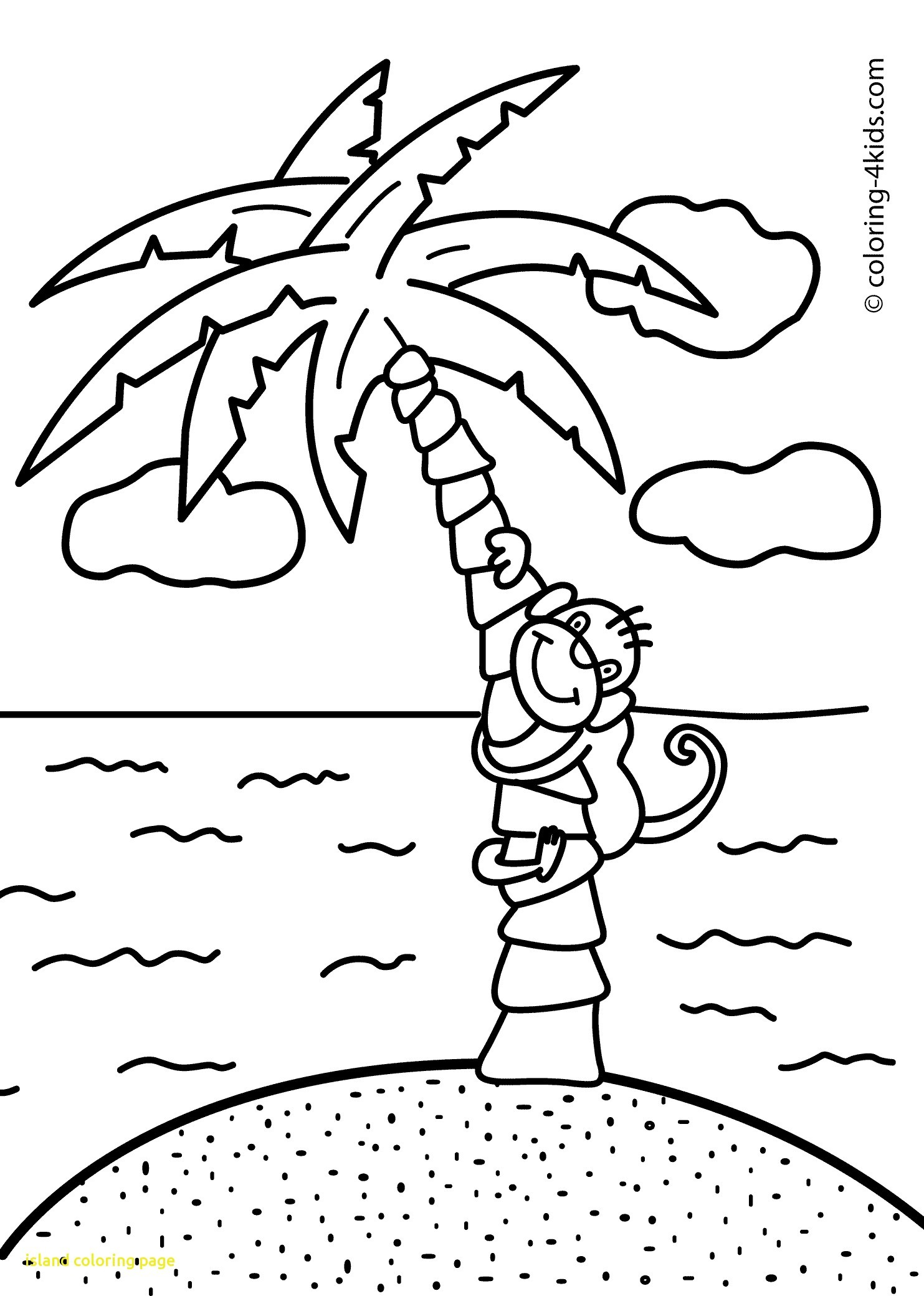 1483x2079 Island Coloring Page New With Free Ellis Inside Island