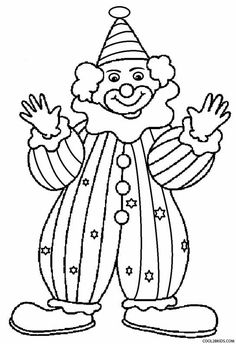 236x344 Clown Coloring Pages Coloring Pages For Kids To Print
