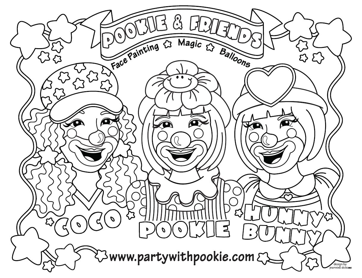 1217x935 Ravishing Clown Coloring Sheet Preschool To Sweet Coloring Pages