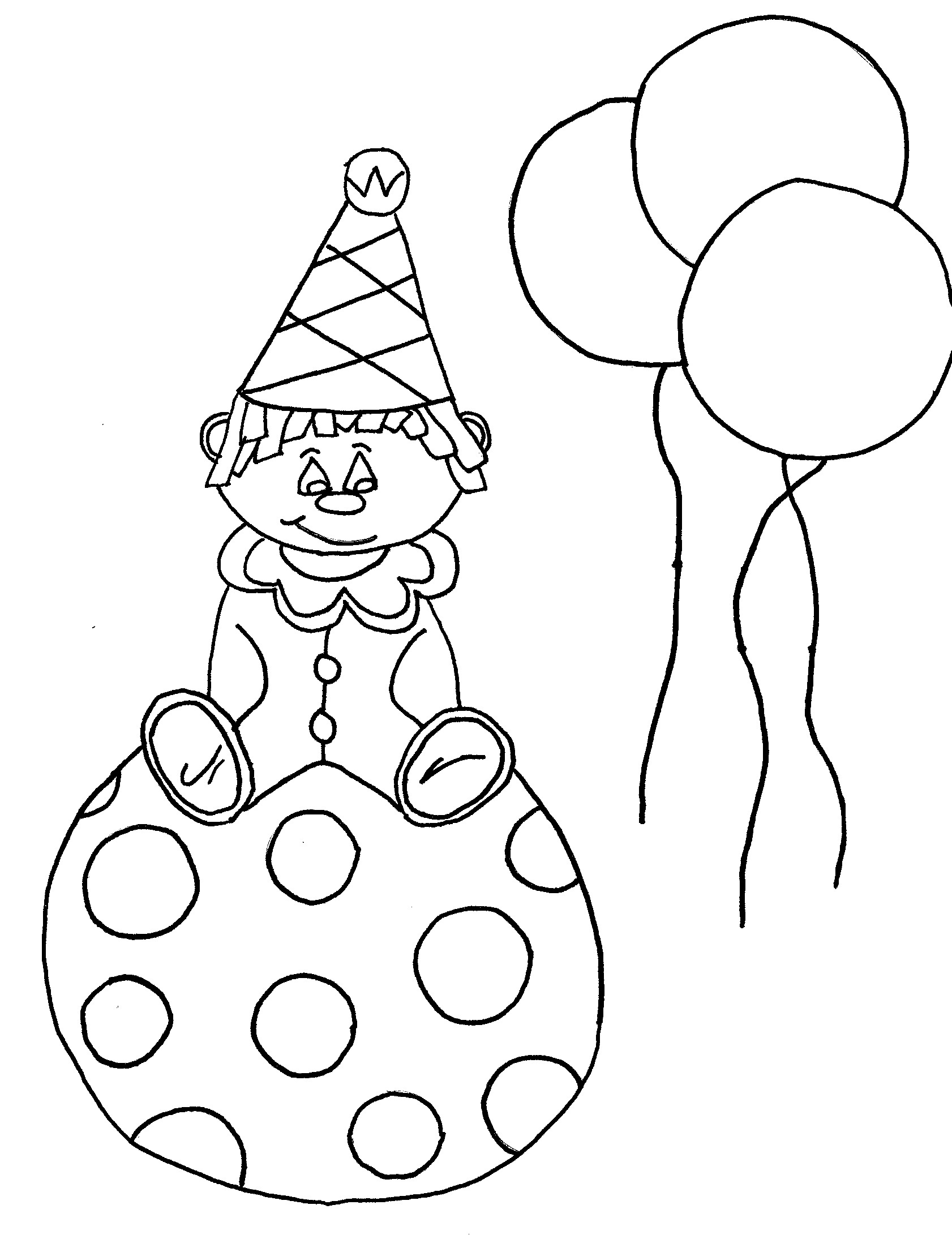 1682x2182 Coloring Pages Clown Hats The Ideas Of Coloring Page To Print