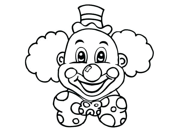 600x448 Coloring Pages Of Scary Clowns Clowns Coloring Pages Clown