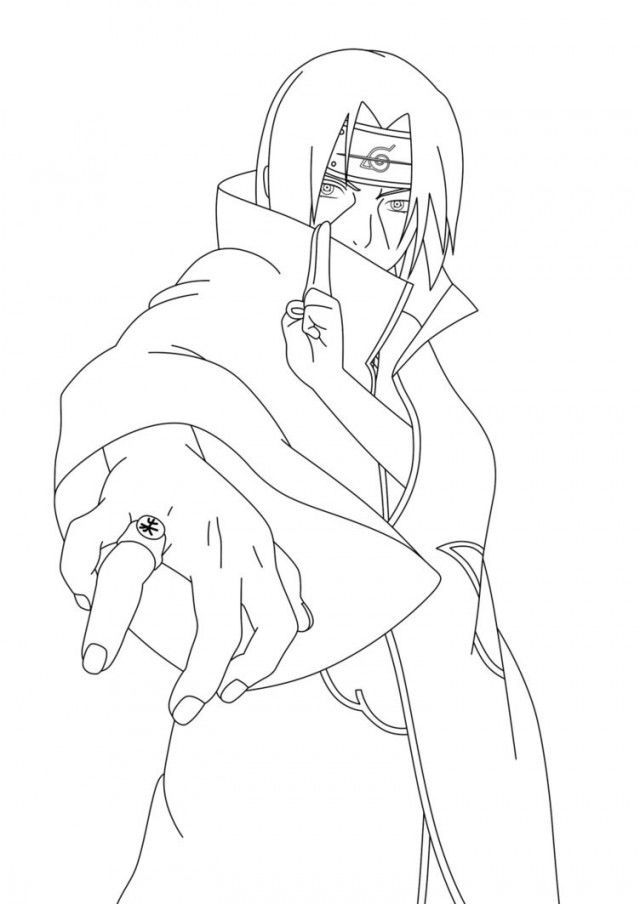 Itachi Coloring Pages