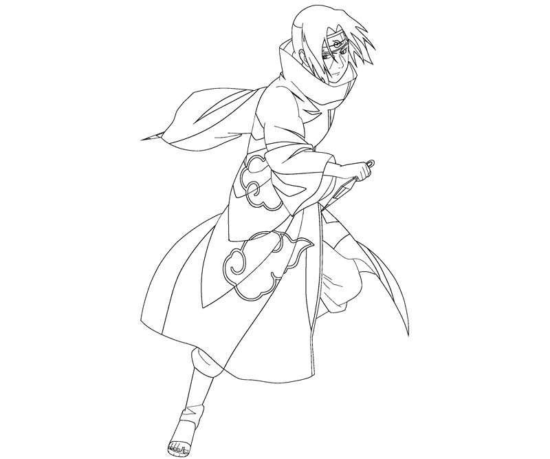 800x667 Itachi Uchiha Coloring Crafty Teenager