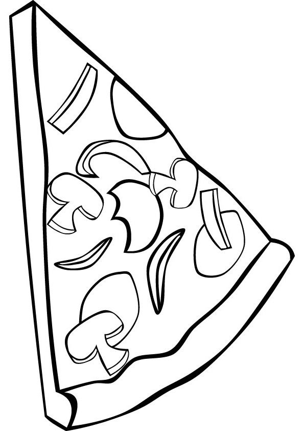 595x842 Pizza Coloring Pages The Best Italian Food