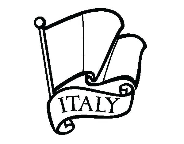600x470 Italian Coloring Pages Coloring Pages Flag Coloring Page Flag