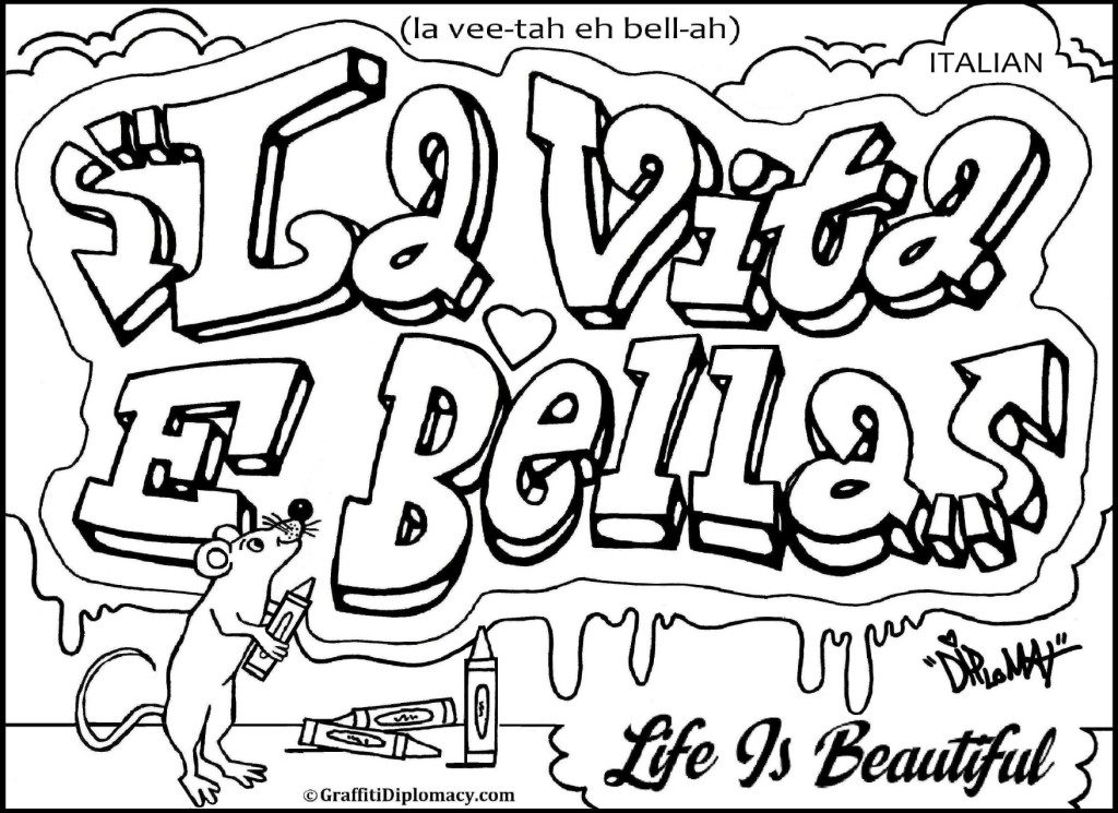 1024x745 Italy Coloring Pages Italian Murderthestout Metello Get Bubbles