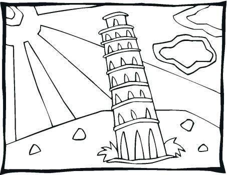 453x350 Italy Coloring Pages Murs