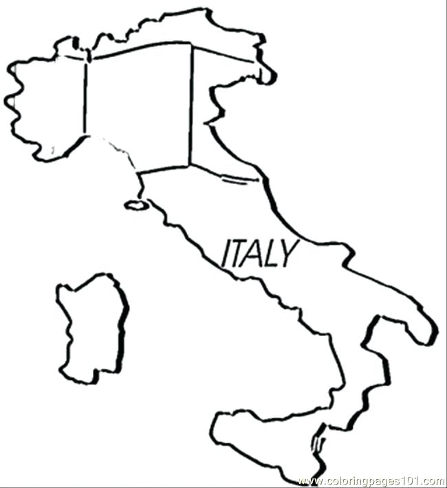 650x710 Italy Flag Coloring Page Printable Kids Coloring Map Of Coloring