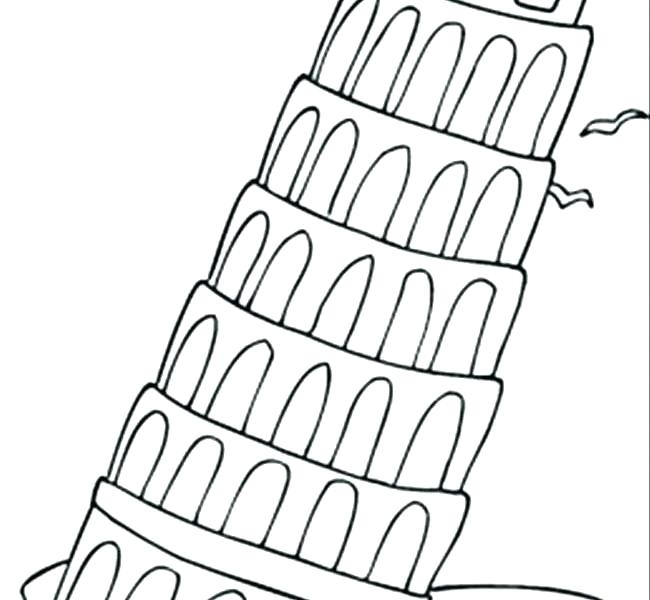 650x600 Italy Flag Coloring Page