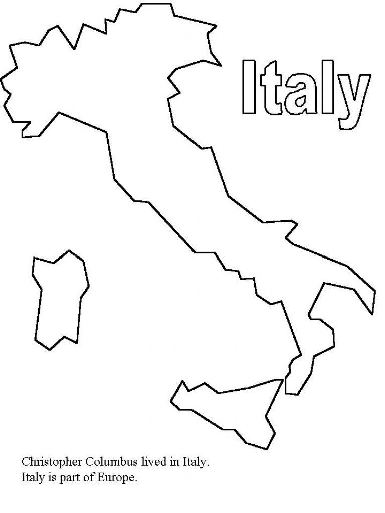 768x1024 Download Coloring Pages Italy New Flag Page