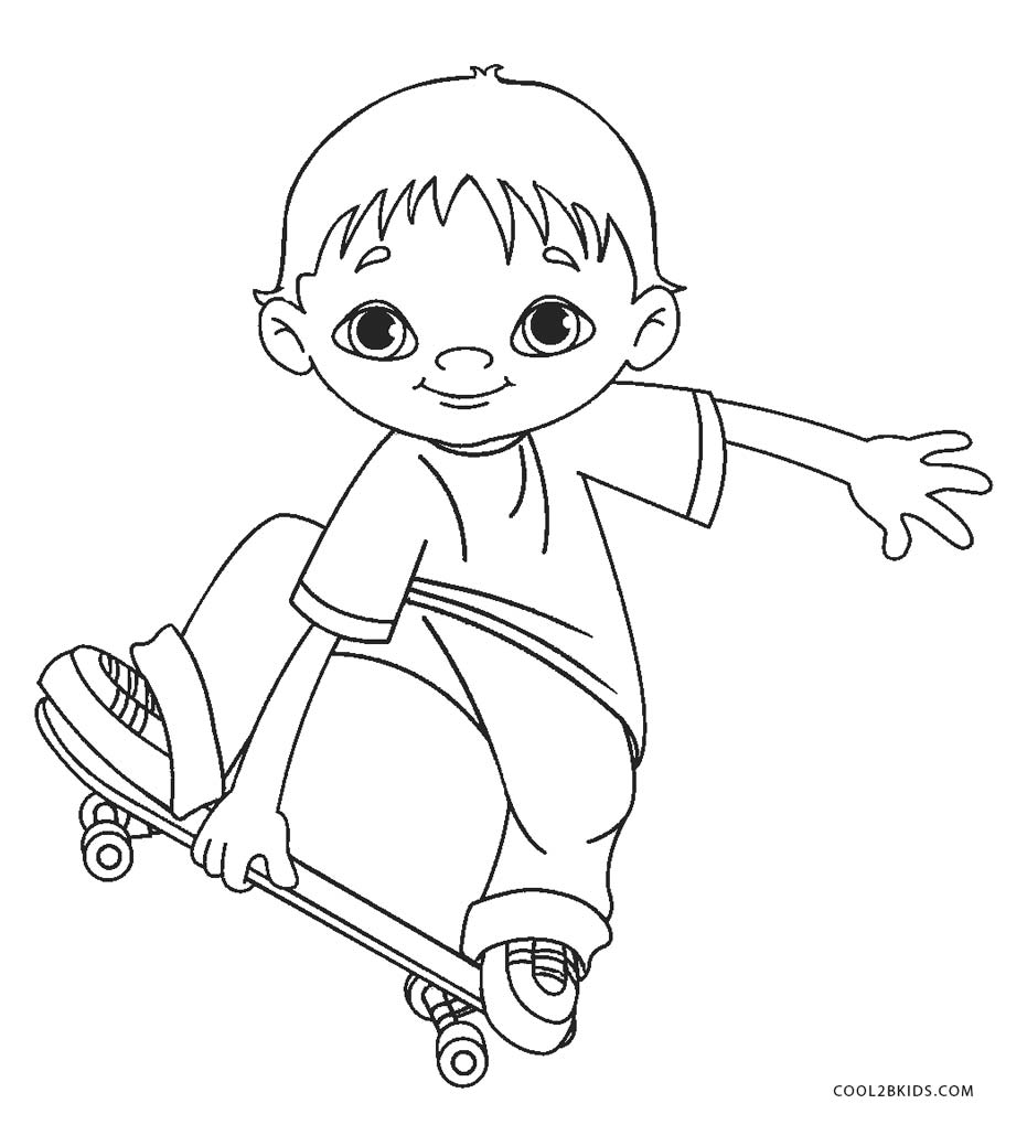 931x1020 Free Printable Boy Coloring Pages For Kids