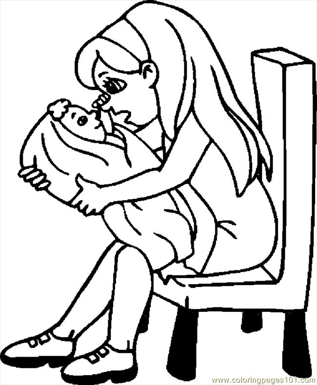 650x790 Baby Girl Colouring Pages Ba Girl Coloring Pages Many Interesting