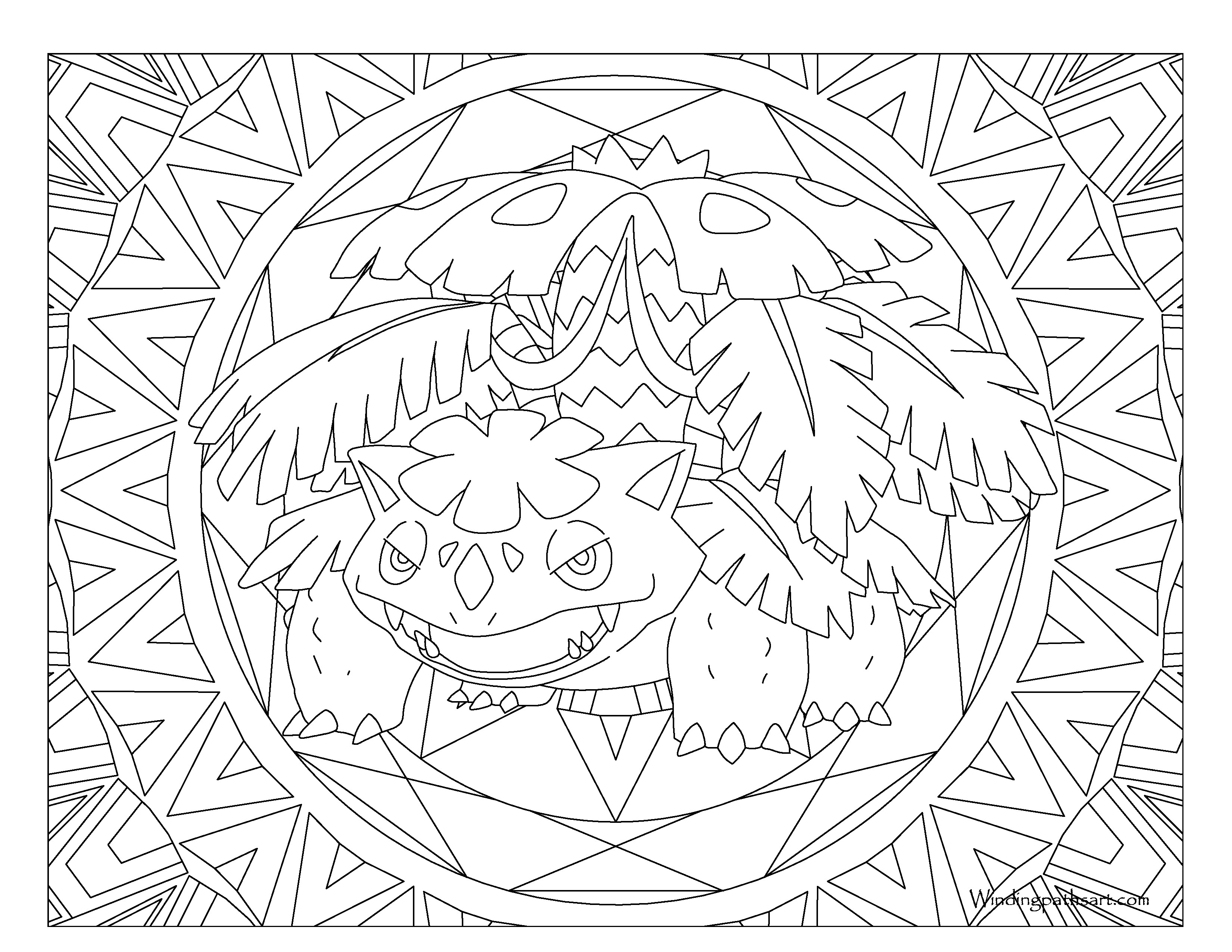 3300x2550 Ivysaur Coloring Page Free Printable Pages Beautiful Venusaur