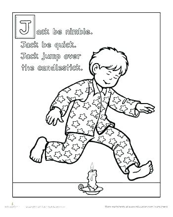 350x440 Jack And Jill Coloring Page Pages Fuhrer Von